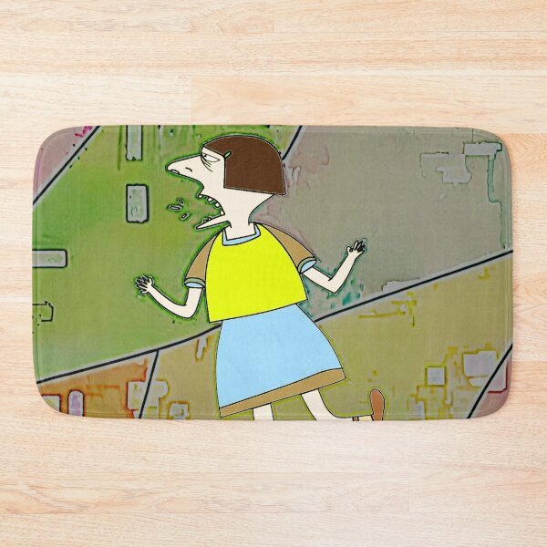 Item preview, "Whimsical Cartoon Character Jumping with Cloud" designed and sold by nighttime1990.
