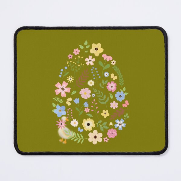 Item preview, Easter Floral Egg - Spring Flowers & Leaves. designed and sold by LunaPrintCo.