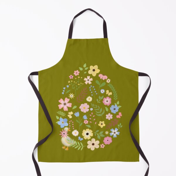 Item preview, Easter Floral Egg - Spring Flowers & Leaves. designed and sold by LunaPrintCo.