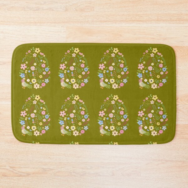 Item preview, Easter Floral Egg - Spring Flowers & Leaves. designed and sold by LunaPrintCo.