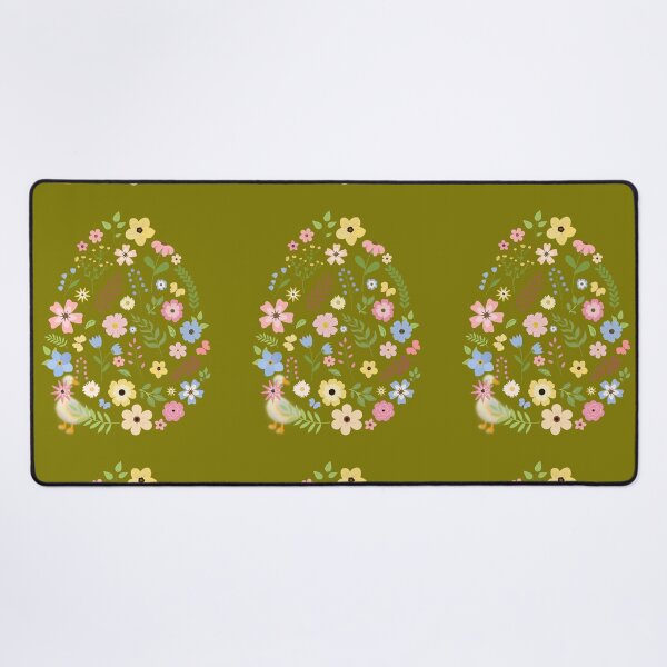 Item preview, Easter Floral Egg - Spring Flowers & Leaves. designed and sold by LunaPrintCo.