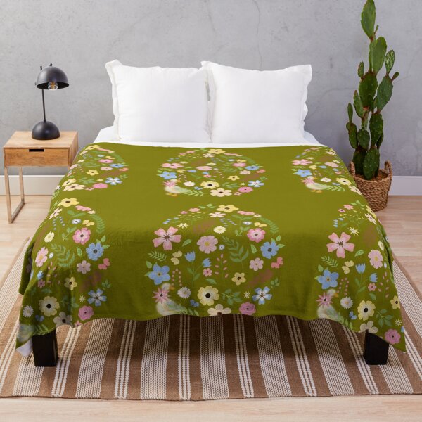 Item preview, Easter Floral Egg - Spring Flowers & Leaves. designed and sold by LunaPrintCo.