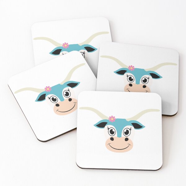 Item preview, Cute Barnyard Longhorn Cow designed and sold by Captain Creative.