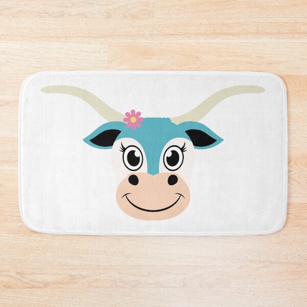Item preview, Cute Barnyard Longhorn Cow designed and sold by Captain Creative.