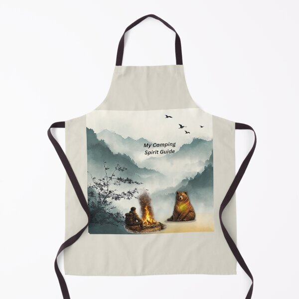 Item preview, Wild Pursuits: Camping Spirit Guide Bear – Campfire Wilderness Companion designed and sold by GeoWild Designs.