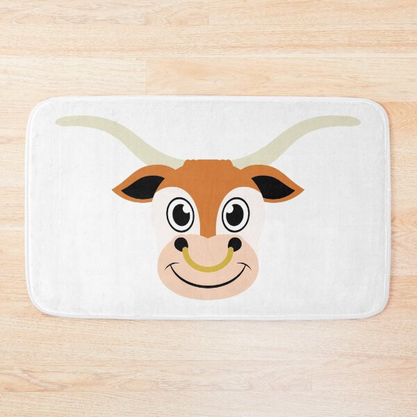 Item preview, Cute Barnyard Longhorn Cow designed and sold by Captain Creative.