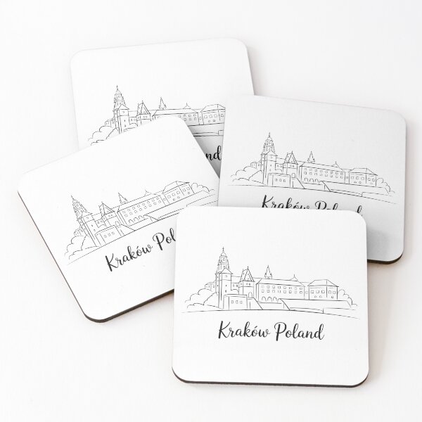 Artikelvorschau, Krakau, Polen, Bleistiftskizze entworfen und verkauft von MadCatPrints.