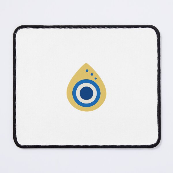 Item preview, Evil Eye – Teardrop Nazar with Gold & Deep Blue designed and sold by ANiyati.