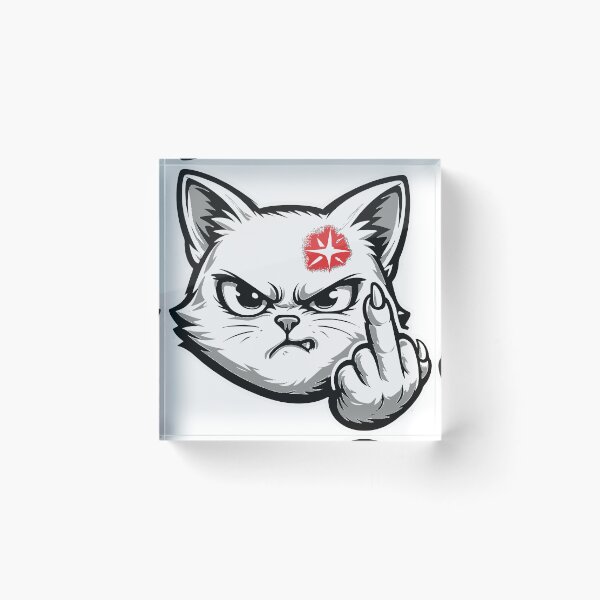Item preview, Feral Mood Cat — Defiant Paw Mascot designed and sold by zamew.