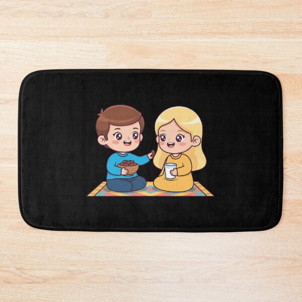 Item preview, Ramadan Sharing - Cute Kawaii Iftar Dates and Milk Art designed and sold by ImpactVibe.