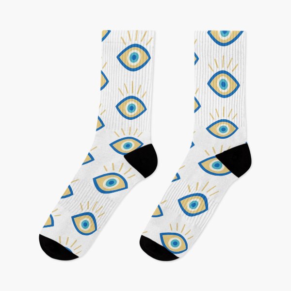 Item preview, Evil Eye – Golden Ray Nazar with Teal & Deep Blue designed and sold by ANiyati.