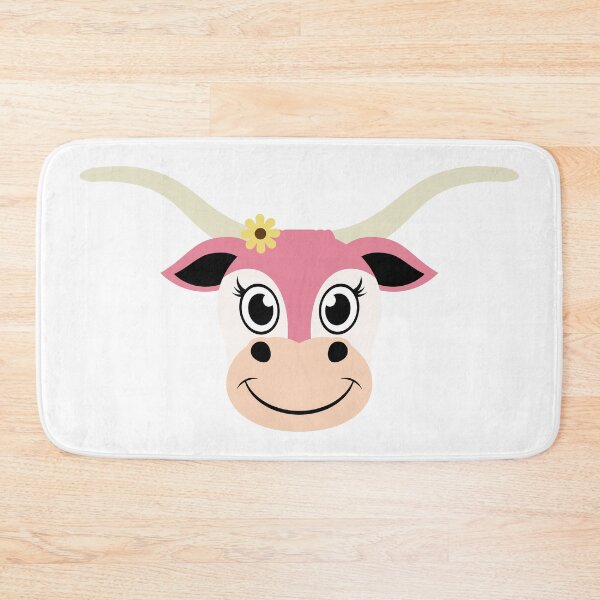 Item preview, Cute Barnyard Longhorn Cow designed and sold by Captain Creative.