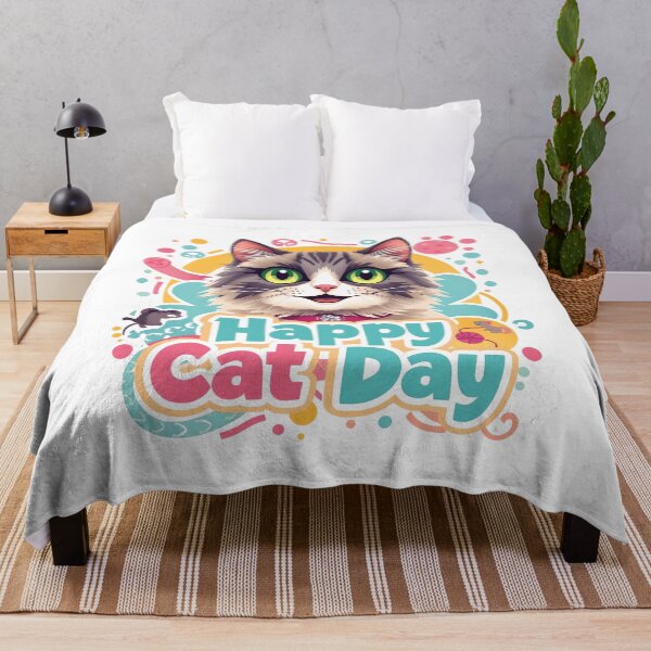 Item preview, Happy Cat Day designed and sold by somegreatthings.