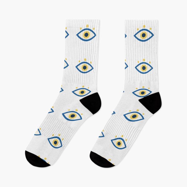 Item preview, Minimalist Evil Eye – Gold & Deep Blue Nazar Symbol designed and sold by ANiyati.