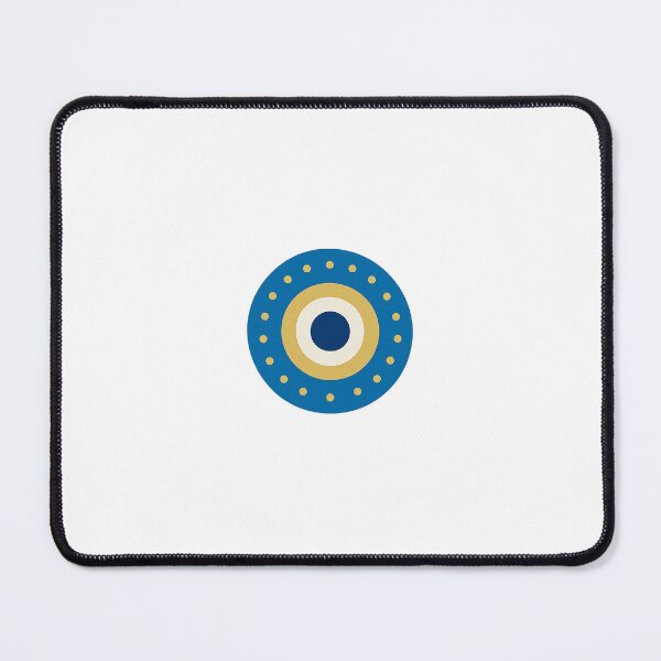 Item preview, Evil Eye – Circular Nazar with Gold Dotted Border designed and sold by ANiyati.