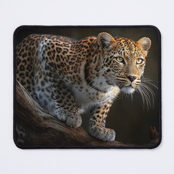 Item preview, Majestic Leopard Resting on a Branch in Nature designed and sold by Artessie.