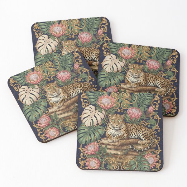 Item preview, Luxe Leopard Library: Maximalist Botanical Wall Art designed and sold by RBCTk.