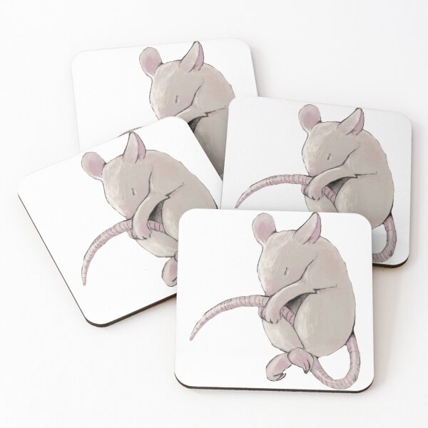 Item preview, Sleeping Mouse Illustration designed and sold by hauntedlio.