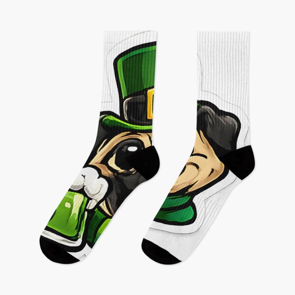 Item preview, Funny St Patricks Day Pug Drinking Green Beer Leprechaun Dog designed and sold by Inkoro.