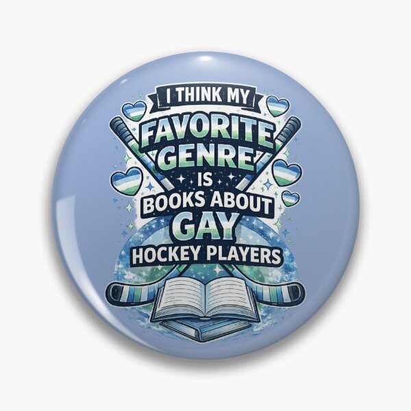 Item preview, I Think My Favorite Genre Is Books About Gay Hockey Players designed and sold by Dollette Heaven.