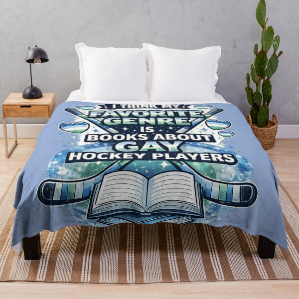 Item preview, I Think My Favorite Genre Is Books About Gay Hockey Players designed and sold by Dollette Heaven.