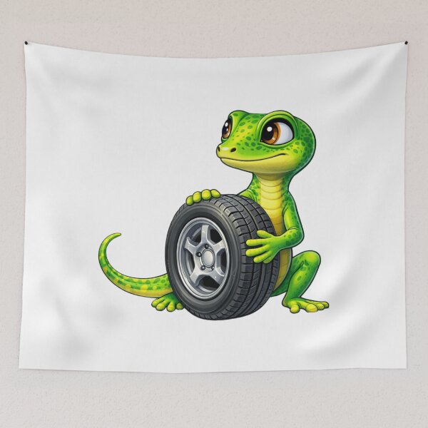 Item preview, Cartoon Gecko Mechanic designed and sold by Analog Aura .