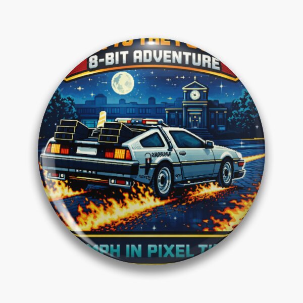 Item preview, 88 MPH in Pixel Time! designed and sold by Xeiboo.