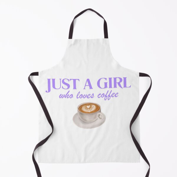 Item preview, Just a girl who loves coffee designed and sold by BlissThreads.