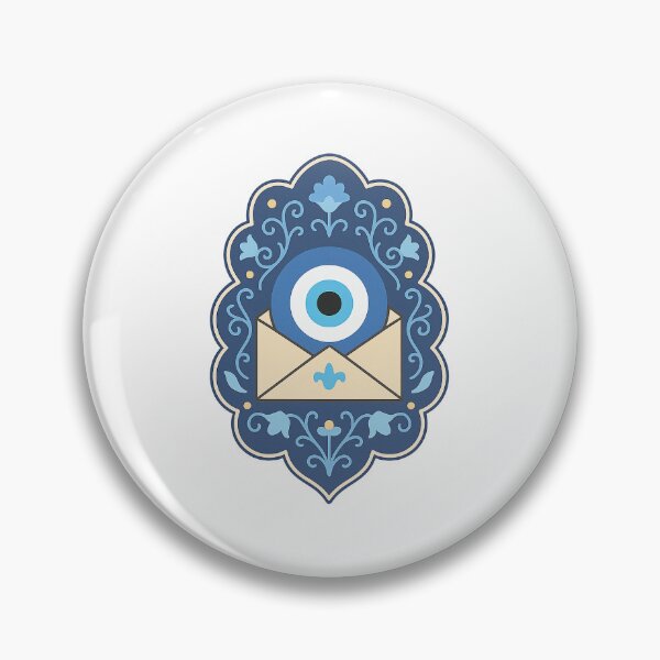 Item preview, Persian Evil Eye – Mina-Kari Inspired Protection Design designed and sold by ANiyati.