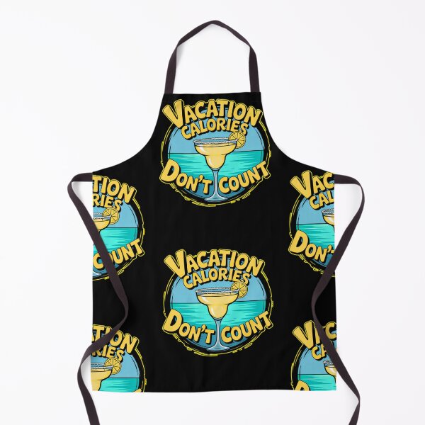 Item preview, Vacation Calories Don’t Count Funny Travel Food Quote with Summer Vibes designed and sold by Nzgiftsandmore.