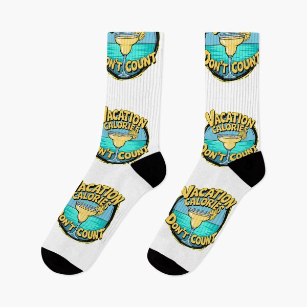 Item preview, Vacation Calories Don’t Count Funny Travel Food Quote with Summer Vibes designed and sold by Nzgiftsandmore.