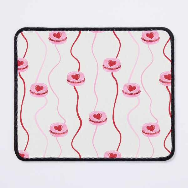 Item preview, Painterly Heart Topped Macaron and Curvy Stripes Off White designed and sold by JasmineGDesigns.