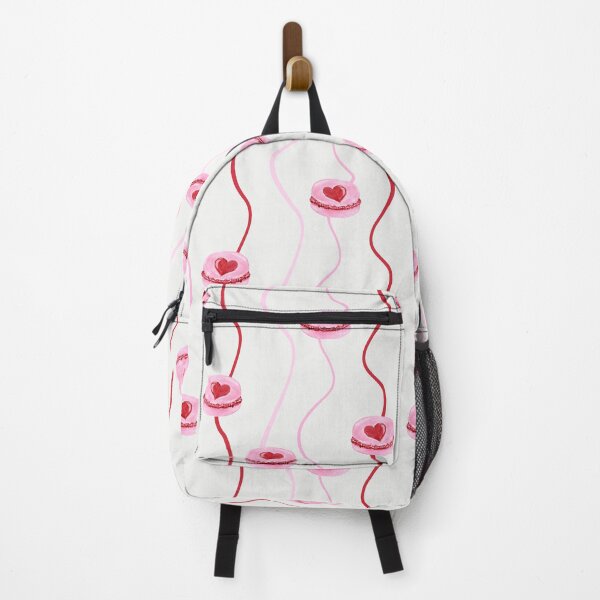 Item preview, Painterly Heart Topped Macaron and Curvy Stripes Off White designed and sold by JasmineGDesigns.