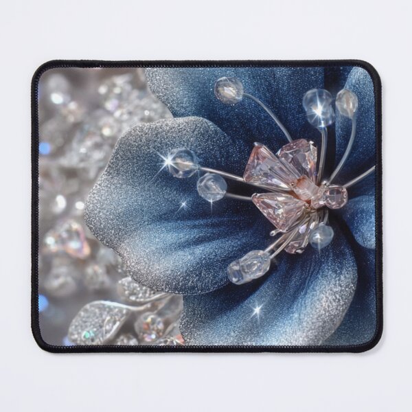 Item preview, Blue Flower with Diamonds designed and sold by AngelHomes1.