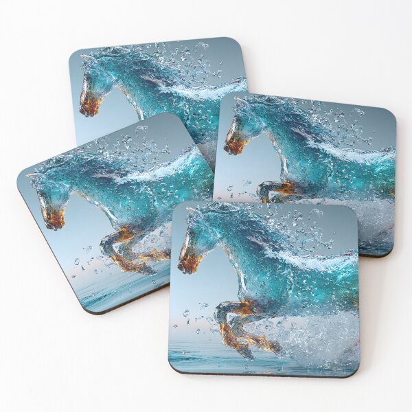 Item preview, Majestic Water Horse Galloping Through Ocean Waves designed and sold by Artessie.