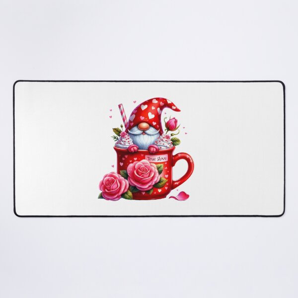 Item preview, Cute Valentine Gnome Love & Kisses Pink - Romantic Sweetheart designed and sold by FuzionRaptor.