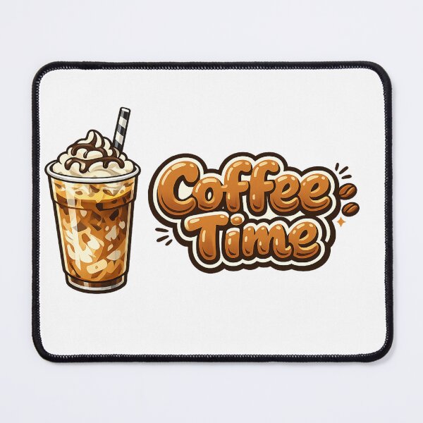 Item preview, CoffeeTime – Iced Coffee Bubble Letter Design designed and sold by Gletschie.