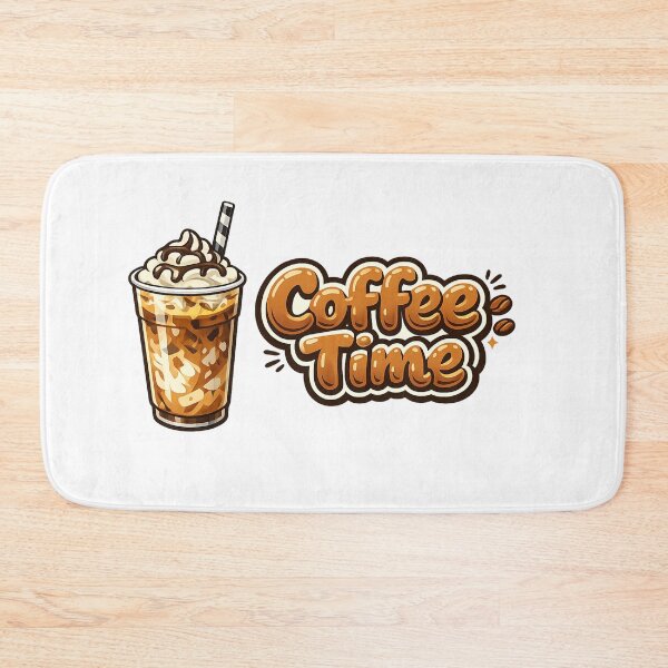 Item preview, CoffeeTime – Iced Coffee Bubble Letter Design designed and sold by Gletschie.
