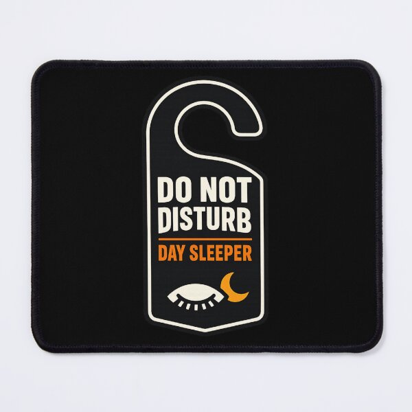 Item preview, Do Not Disturb Day Sleeper Shirt — Night Shift Worker Humor — Minimalist Sign Design designed and sold by HubCreates.