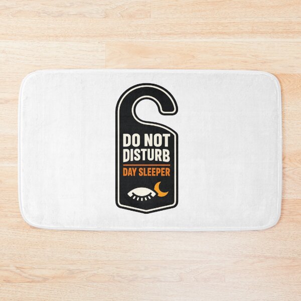 Item preview, Do Not Disturb Day Sleeper Shirt — Night Shift Worker Humor — Minimalist Sign Design designed and sold by HubCreates.