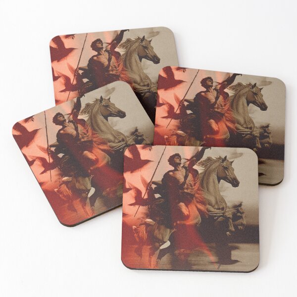 Item preview, Mythic Warrior & Ravens Vintage Dreamcore Aesthetic Art designed and sold by Kr1motion.