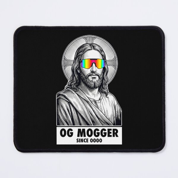 Item preview, OG Mogger - Chad Jesus Mewing Meme designed and sold by WAMTEES.