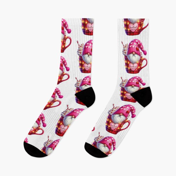 Item preview, Sweetheart Valentine Pink Gnome - Cute Romantic Heart & Nordic Love Design designed and sold by FuzionRaptor.