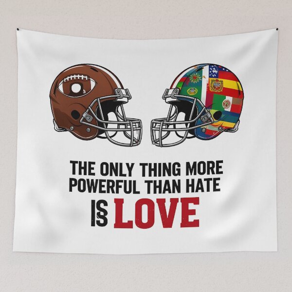 Item preview, The Only Thing More Powerful Than Hate Is Love Stadium Unity Concept designed and sold by Uglyandcute.