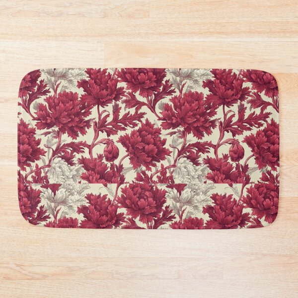 Item preview, Crimson Heirloom Peonies designed and sold by tamoora.