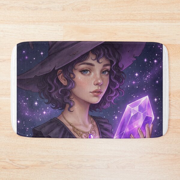 Item preview, Celestial Witch and the Amethyst Shard designed and sold by AbstractAuraArt.
