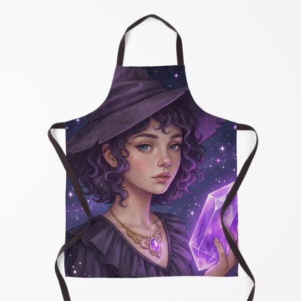 Item preview, Celestial Witch and the Amethyst Shard designed and sold by AbstractAuraArt.