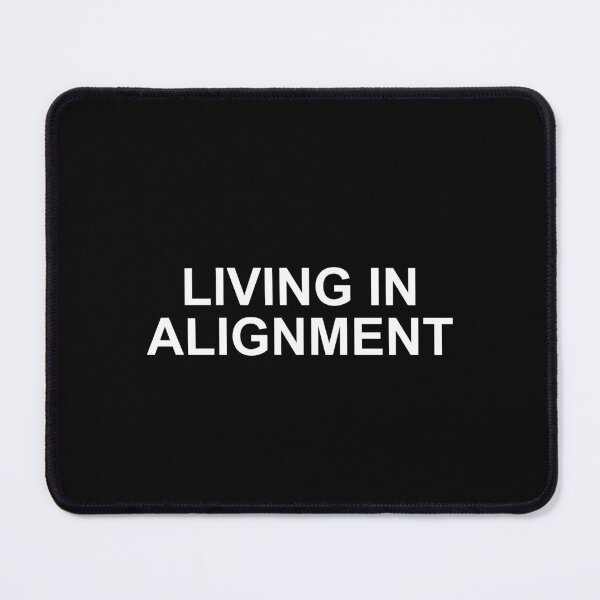 Item preview, Living In Alignment Minimalist Shirt designed and sold by T's Tees and Stuff.