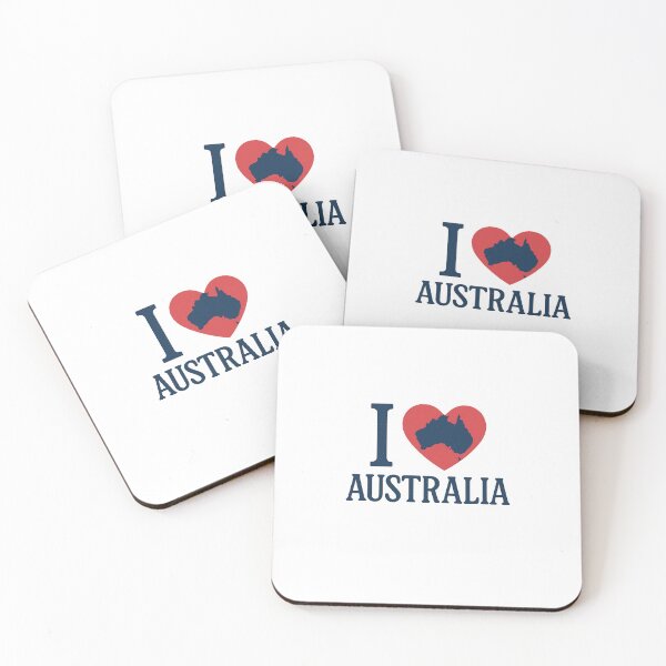 Item preview, I Love Australia Minimalist Design designed and sold by ANiyati.