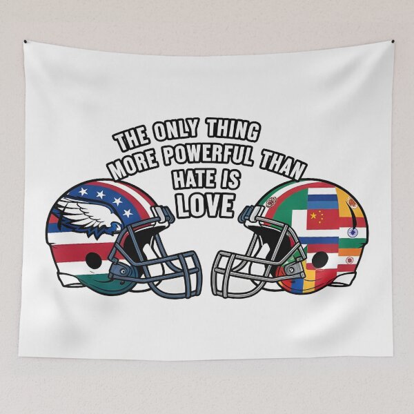 Item preview, The Only Thing More Powerful Than Hate Is Love Stadium Unity Concept designed and sold by Uglyandcute.